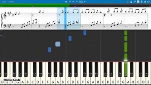 Салют Вера [Piano Tutorial | Sheets | MIDI] Synthesia