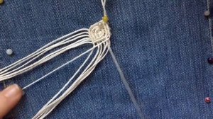 Браслет с плотным плетением. Макраме мастер-класс. Difficulty **