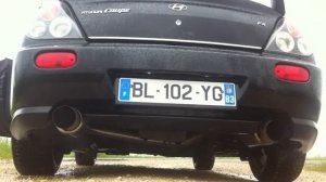 Hyundai tuscani sound exhaust 2.0 + Cai AEM