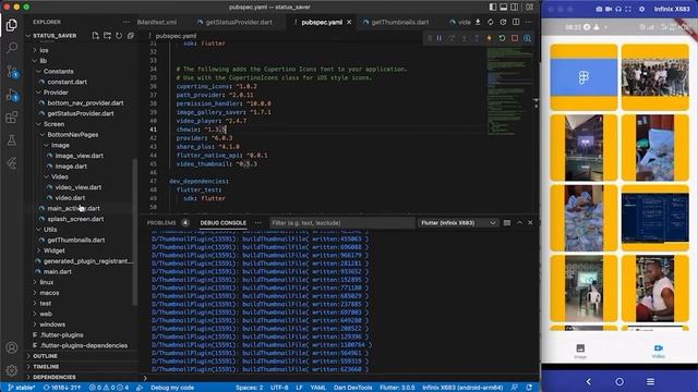Flutter : Build a WhatsApp Status Saver - View, download and share videos 9 смотреть онлайн