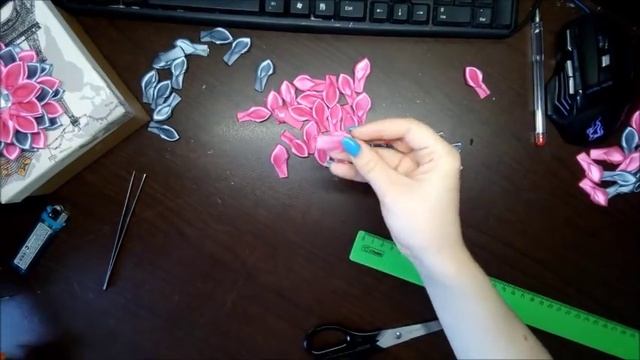 Канзаши для начинающих/Простой цветок канзаши