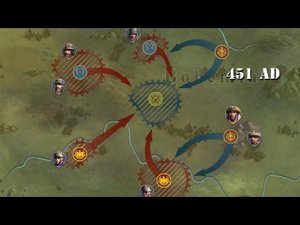 great conqueror Rome. Huns. The Gaul offensive. 3.1.