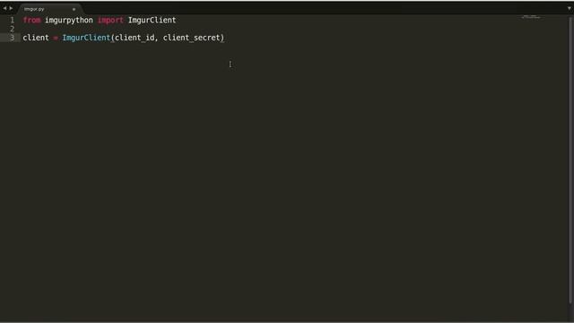 Python and the imgur API: Setup and Installation (Part 1/3)