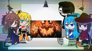 konosuba reagindo ao rap do sung jin woo(M4RKIN)[kazuma as sung jin woo]