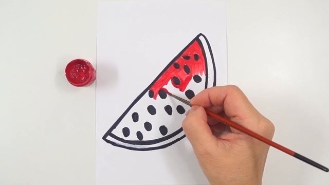 How to draw a watermelon смотреть онлайн