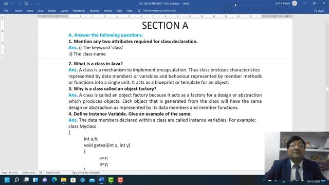 ISC SEMESTER-1 FULL SYLLABUS | Boolean Algebra | Functions | Constructors | Arrays | Classes | MCQ