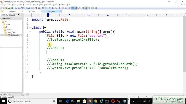 JAVA FILE HANDLING ~ PART - 3
