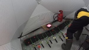 Ловля осетра рыбалка зимой  крх тихая заводь безлимит.