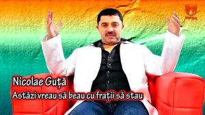Nicolae Guta - Astazi vreau sa beau cu fratii sa stau