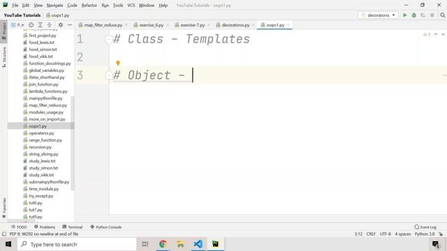 Object Oriented Programming Introduction | Python for Absolute Beginners in English | #51