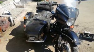 Поездка в Крым на мотоцикле Урал #20 - Чиню зажигание в гостях у Fire Motors MC [25 августа 2018]