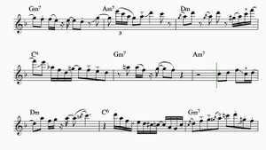 Sheet Music for Tenor Saxophone -Zelensky & Syntheticsax - Relaxation (Deep House, NuDisco Playback)