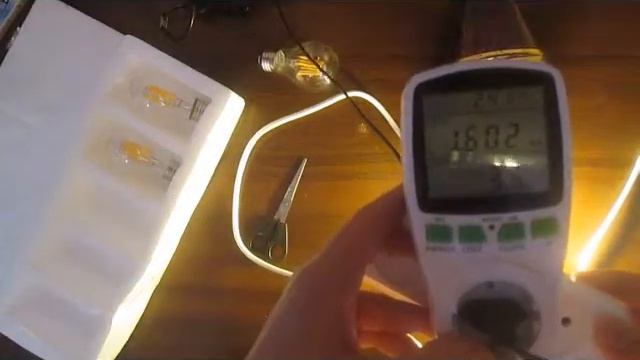 Led Filament bulb 16W test / обзор / 8W Филаментная лампа А60 Е27 смотреть онлайн