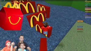 Мы СБЕЖАЛИ Из McDonalds в Roblox... Папа и Камиль Играют в Детский Летсплей от Кикидо Плей