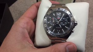 TAG Heuer Formula 1 Quartz Stainless Steel Men's Watch WAZ111A BA0875 Unboxing