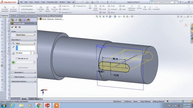 SHAFT and Key Ways # B02 DESIGN In SolidWorks Tutorials #solidworkstutorial