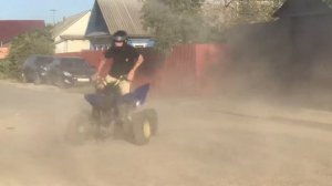 Ямаха раптор 700 дрифт по асвальту