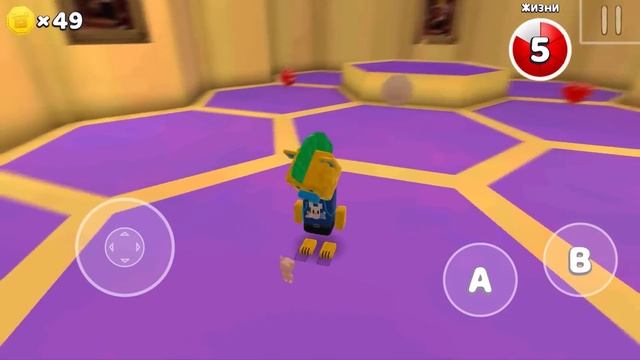 Супер Беар Адвенчер с Кидом #20 Мышь Питомец Виолетта на миссии Паркур в Снежная Долина на пурумчат смотреть онлайн