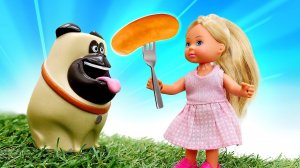 Штеффи не пошла в школу! Смешные видео про кукол Барби для девочек