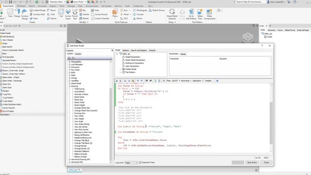 iLogic Lesson #2 - Create Parameters Using Excel Spreadsheet