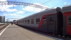 Отправление с Павелецкого вокзала поезда 1 "Волгоград" Москва — Волгоград (22 июня 2018, Full HD)