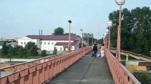 Вид с нового пешеходного моста