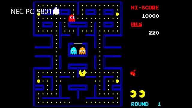 PAC-MAN Versions Comparison||70 Ports