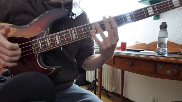Slapping Fender Jazz Bass 72 (Lollar Pickups) over Giant Steps Changes смотреть онлайн