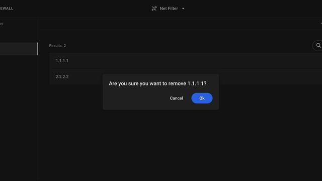 Удаление IP-адреса из черного списка для исходящего трафика (Blacklist-OUT) | TheWall Firewall смотреть онлайн