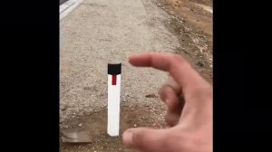 Астана-Ерейментау 165-186 км Установка сигнальных столбиков.