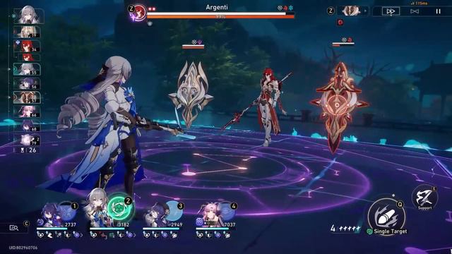 E2 Guinaifen E1Kafka & E0 Seele Memory of Chaos 10 | Honkai Star Rail 1.5