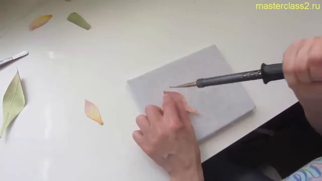 Франжипани (Плюмерия). Видео мастер-класс - анонс. Цветы из ткани
