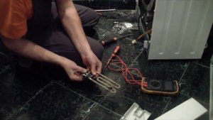 Замена тэна на стиральной машине Bosch. Не греет воду