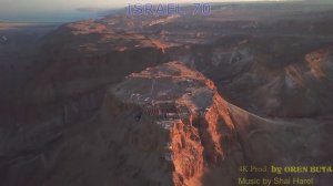 ISRAEL 70 MASADA AT SUNDOWN BY MAVIC PLATINUM 4K SHOTS - OREN BUTA