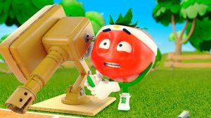 Pomidor Do'ppi | Tennis | Bolalar uchun multfilm | 2 qism