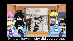 Boruto adults react to |Boruto two blue wortex chapter 03/84