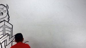 Рисуем на стене своими руками! Разрисовал стену в студии!