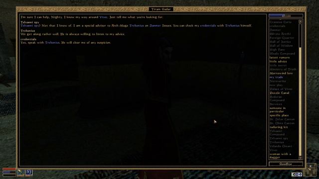 Panthi Plays Morrowind 74 - The Telvanni Spy смотреть онлайн