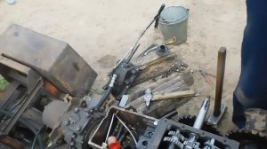 Минитрактор из тяжелого мотоблока. Износ за 4 года эксплуатации