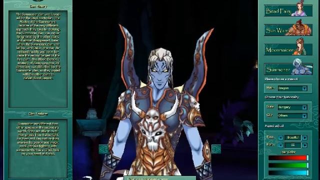 Zu Online Character Creation смотреть онлайн