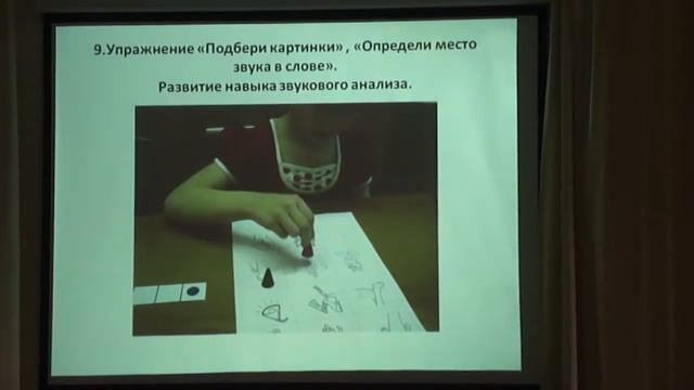 Использование звуковых таблиц при закреплении звукопроизношения