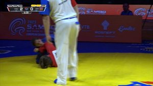 MURASHKINA Anna vs AYVAZYAN Anna. Juniors female 50 kg. European SAMBO Championships 2023
