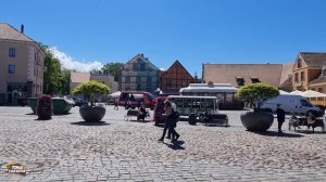 Клайпеда радует и  оживает. Ярмарки проходят, круизники заходят или приплывают. Klaipėda. Lietuva