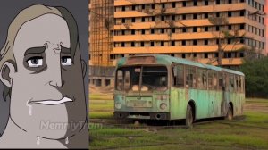 Оренбургский автобус До и После, но это Нейросеть...