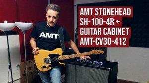 AMT StoneHead SH-100-4R + Guitar Cabinet AMT 4x12 глазами итальянского продюсера