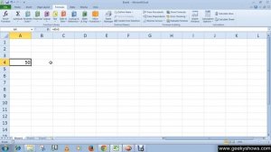 Microsoft Office Excel 2010 Create a Simple Formula