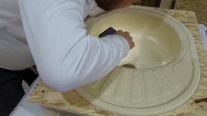 Тестирование мойки из искусственного камня