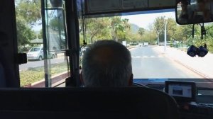 Часть дороги от  Чамьюва до Кемера, муниципальный транспорт, июль 2018