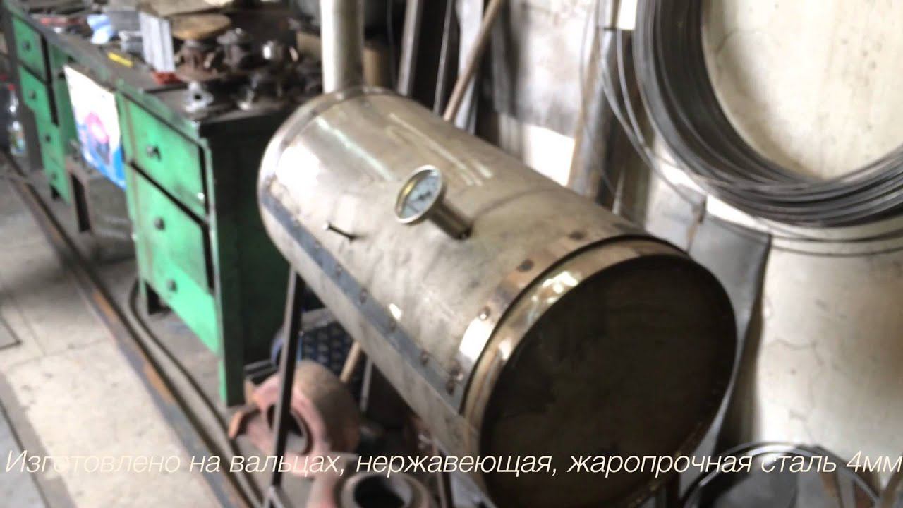 Шашлыцница-барбекюшница из нержавеющей стали, круглая. Все