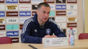 «Велес» 0:2 «Волгарь» Пресс-конференция Андраника Бабаяна и Дениса Бушуева.